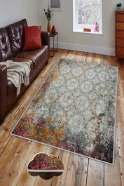 Conceptum Alfombra de Pasillo Multicolor 80 x 150 cm